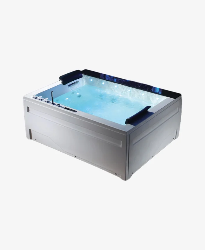 Garson compact premium jacuzzi tub with sleek design and powerful jets